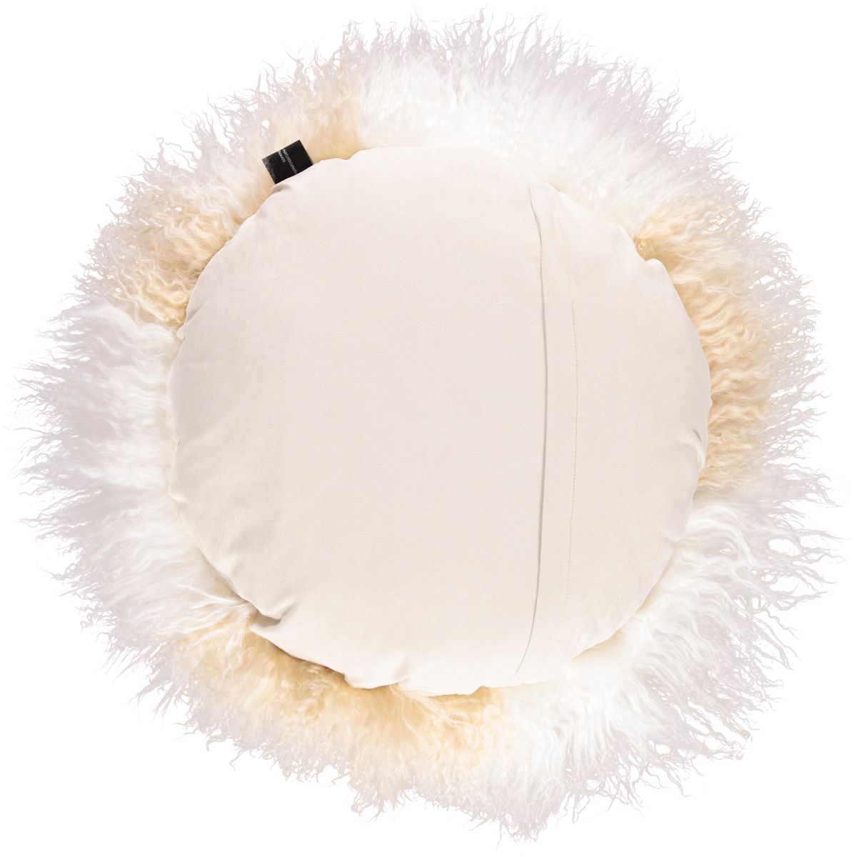 Lammfellkissen | Tibet | D38 cm | D45 cm | D62 cm Arctic Sunrise/Elfenbein