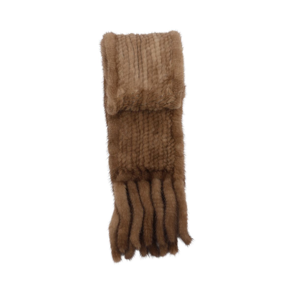 Schal aus Nerz Pastell