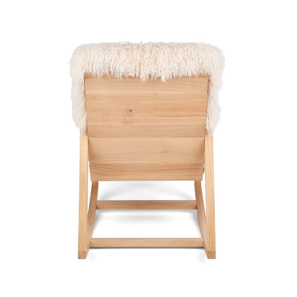 Schaukelstuhl | Tibet | Skandinavischer Design Esche natürlich Öl