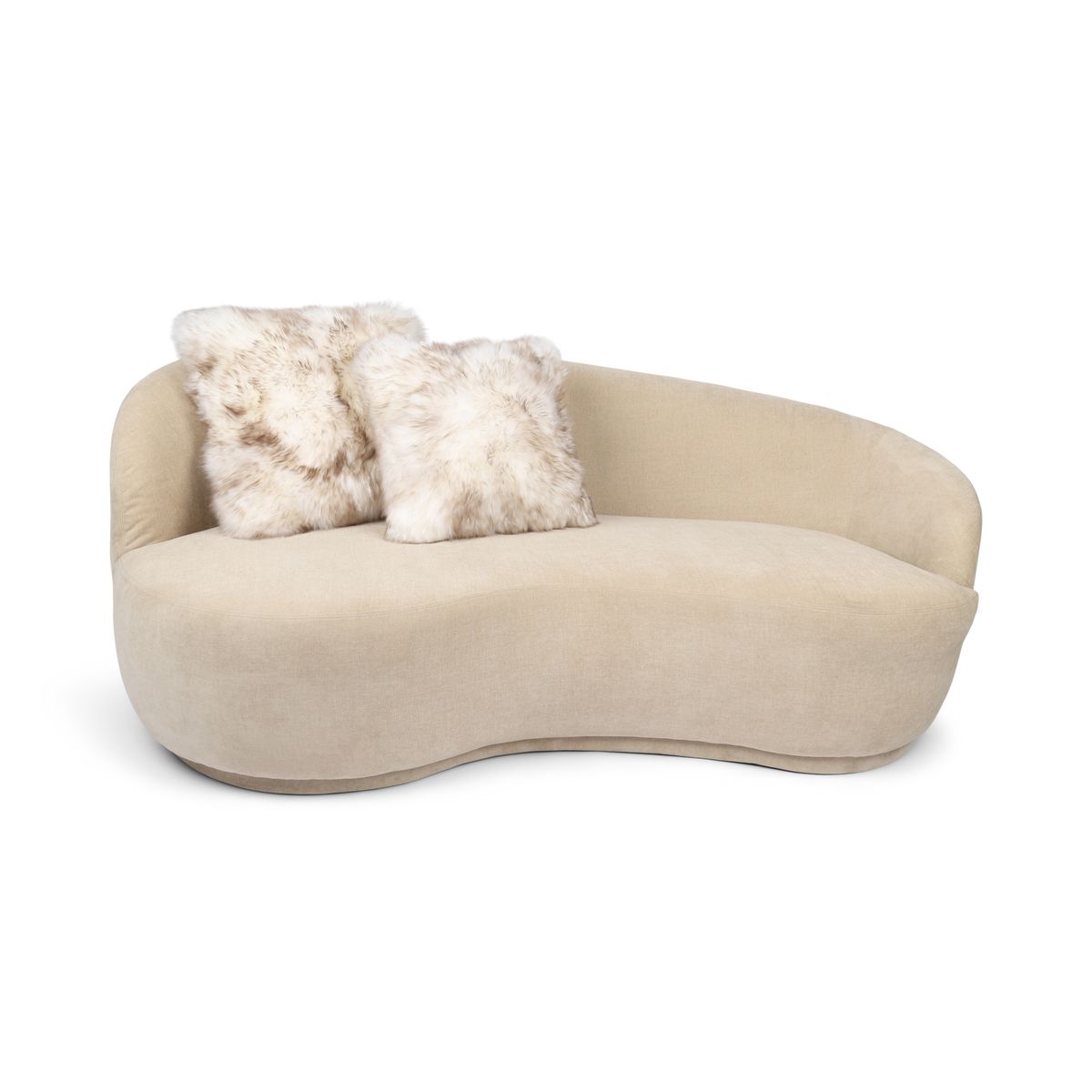 Fellkissenbezug | Langhaar | Neuseeland | 50,5x50,5 cm Wolf-Spitze