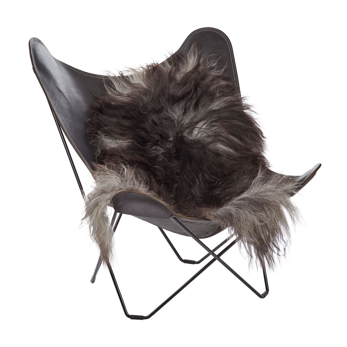 Lammfell | Langhaar Premium | Island | 100-120x60 cm