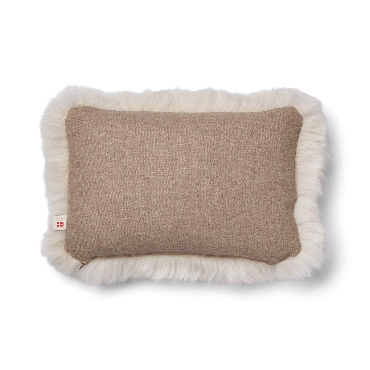 Lammfellkissen | Langhaar | Neuseeland | 100% Wolle | 52x52 cm | 34x52 cm