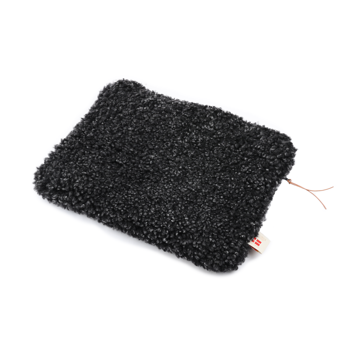 Laptop Sleeve | Curly Lammfell | 36x28 cm Anthrazit