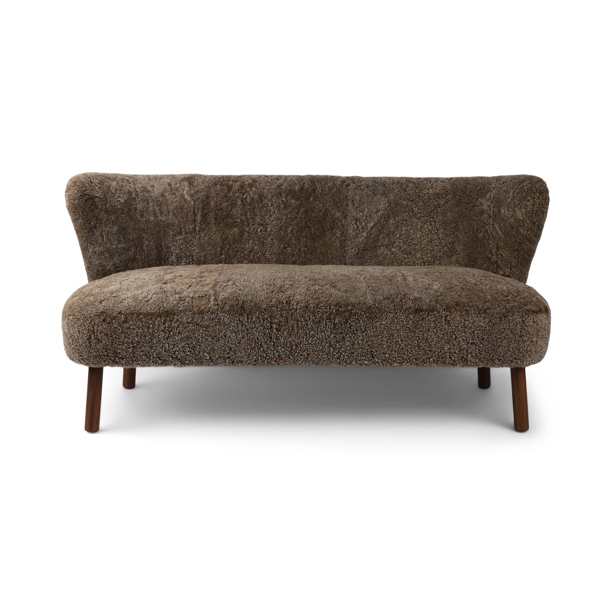 Emanuel Sofa | Zweisitzer | Design Möbel Taupe