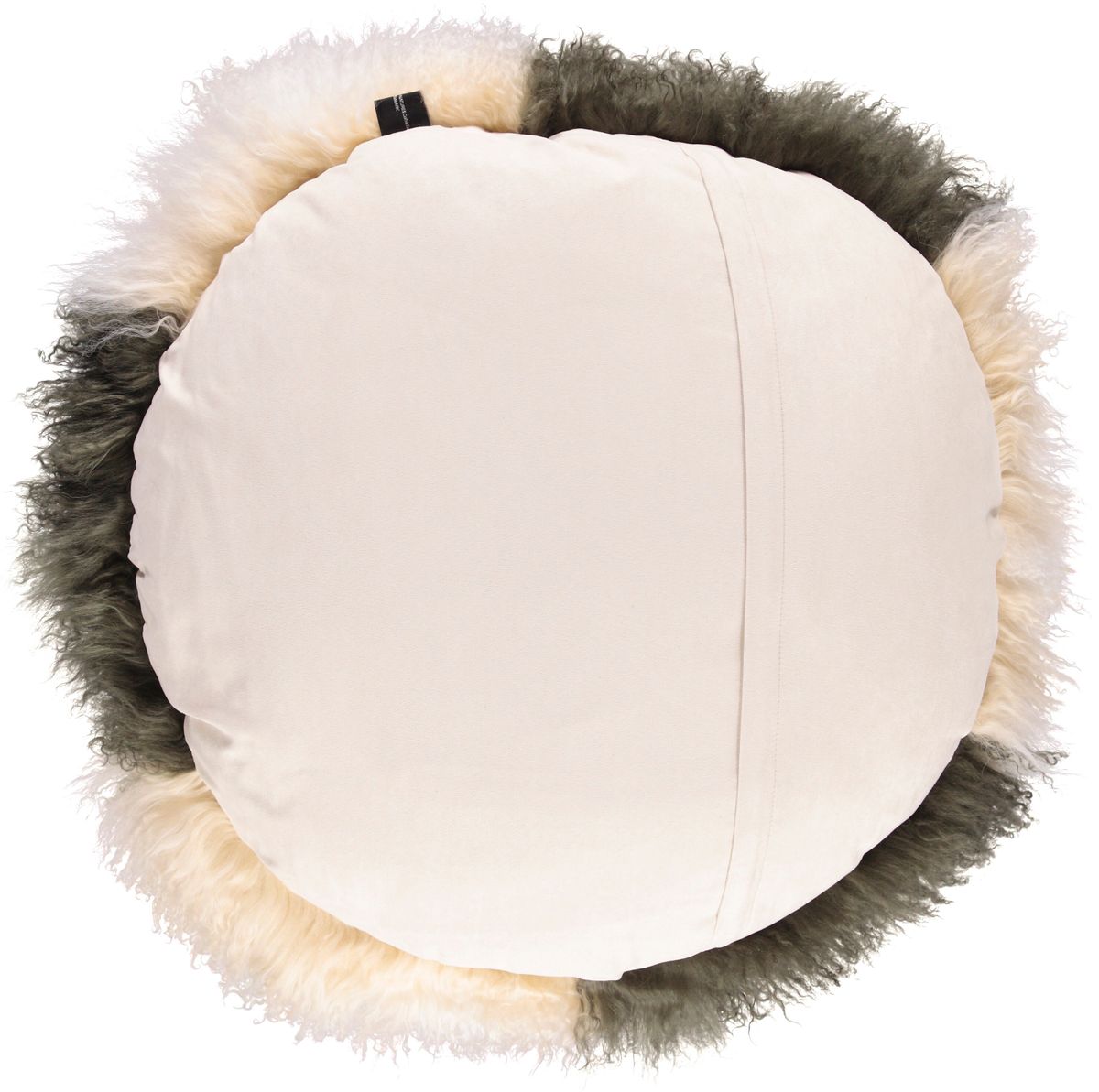 Lammfellkissen | Tibet | D38 cm | D45 cm | D62 cm Arctic Sunrise/Heckengrün