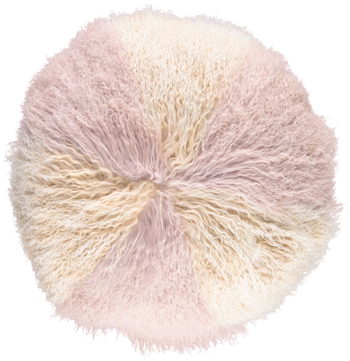 Lammfellkissen | Tibet | D38 cm | D45 cm | D62 cm Arctic Sunrise/Dove