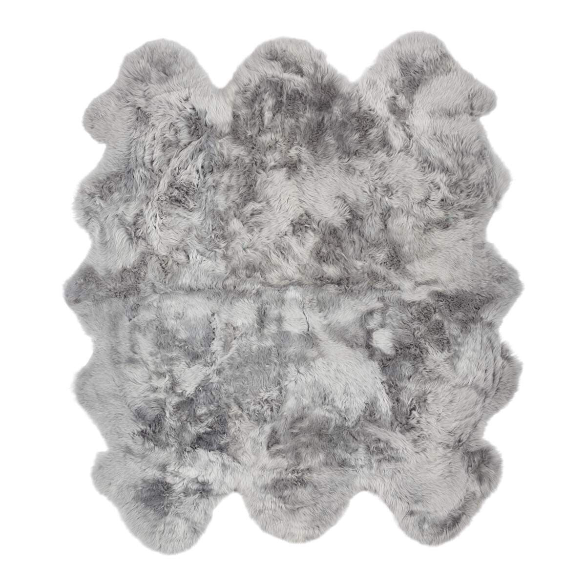 Lammfell Teppich Premium | Langhaar | Neuseeland | 180x162 cm