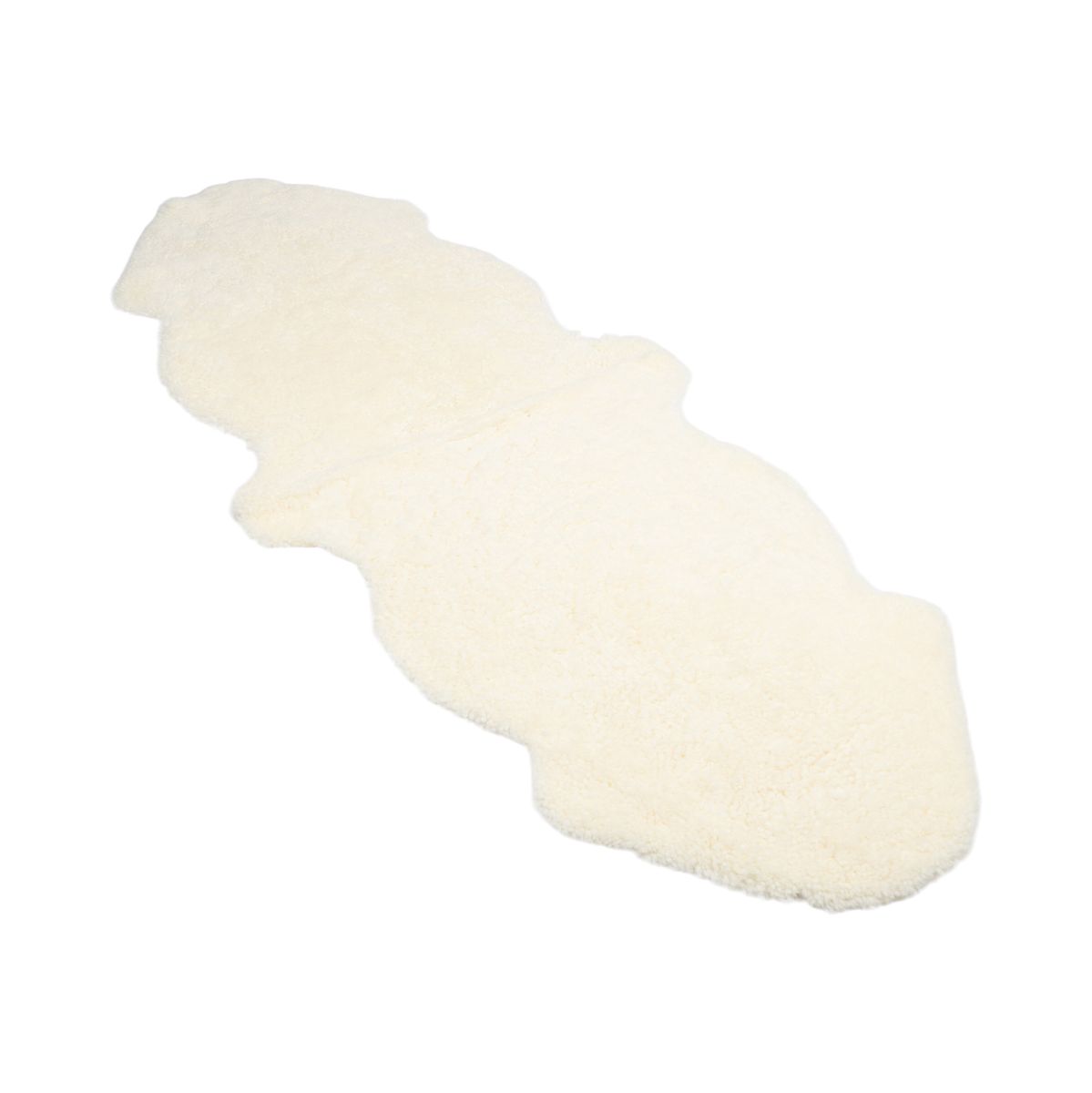 Doppeltes Lammfell | Kurzhaar | Neuseeland | 160x60 cm Weiß