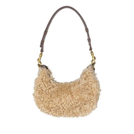 Regan Tasche | Lammwolle, Kalbsleder