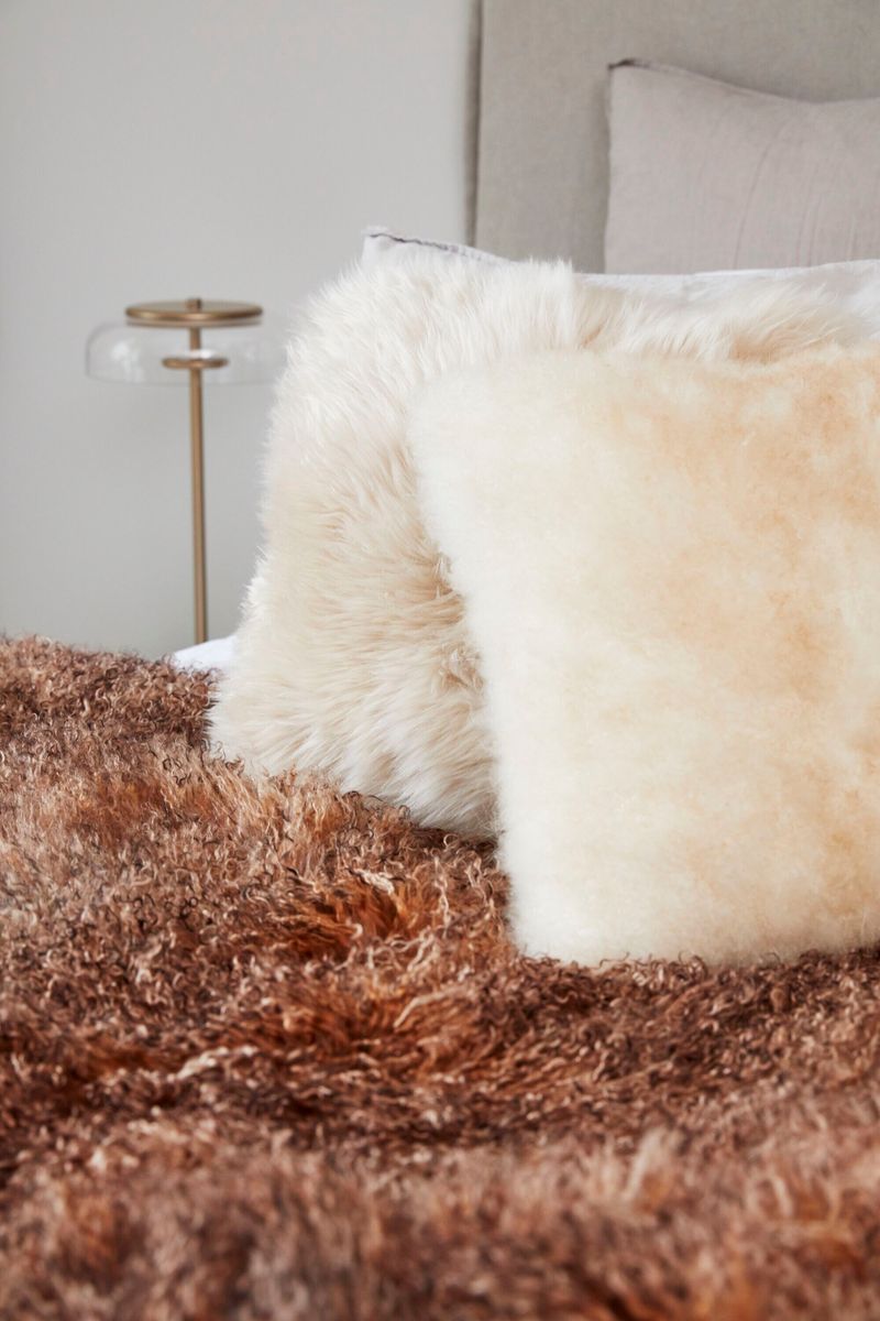 Individuell | Besondere Plaids und Kissen aus Kaninchenfell