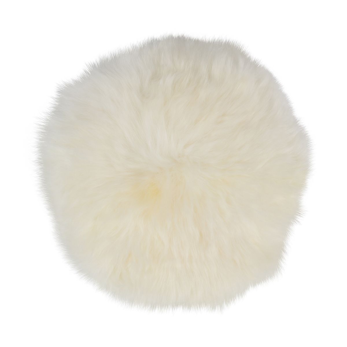 Stuhlkissen Premium | Langhaar | Neuseeland | D34cm Sitzkissen | Sheepskinhouse.ch
