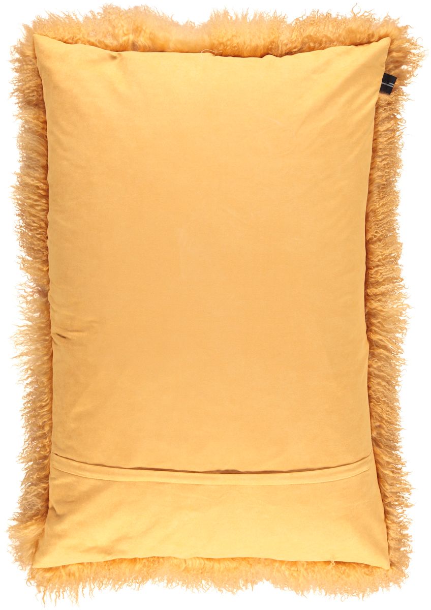 Lammfellkissen Premium | Tibet | 60x90 cm Goldgelb
