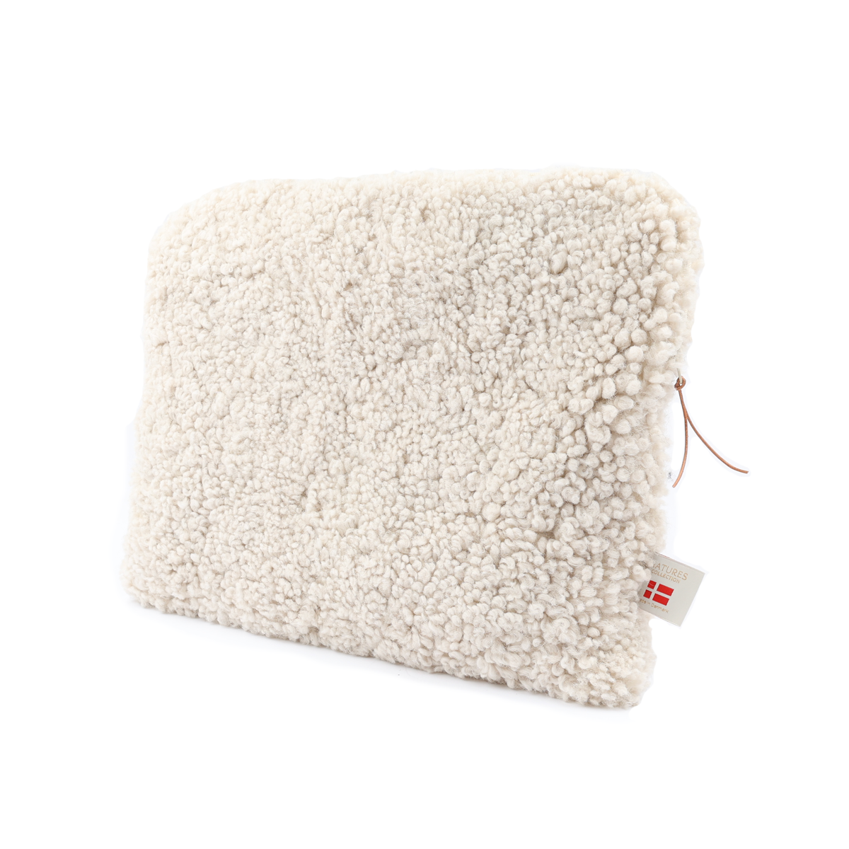 Laptop Sleeve | Curly Lammfell | 36x28 cm Beige