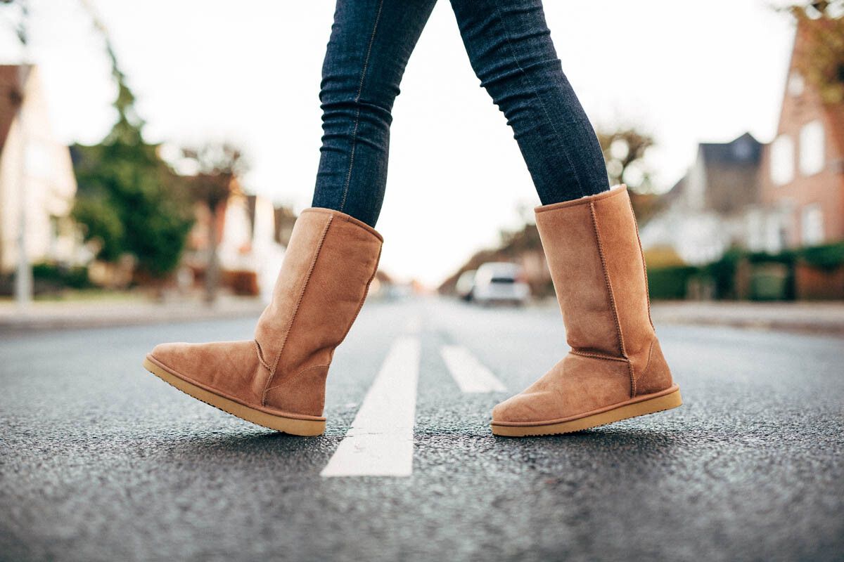 Lammfell Stiefel Premium | Neuseeland | Größe 35-41 Kastanie