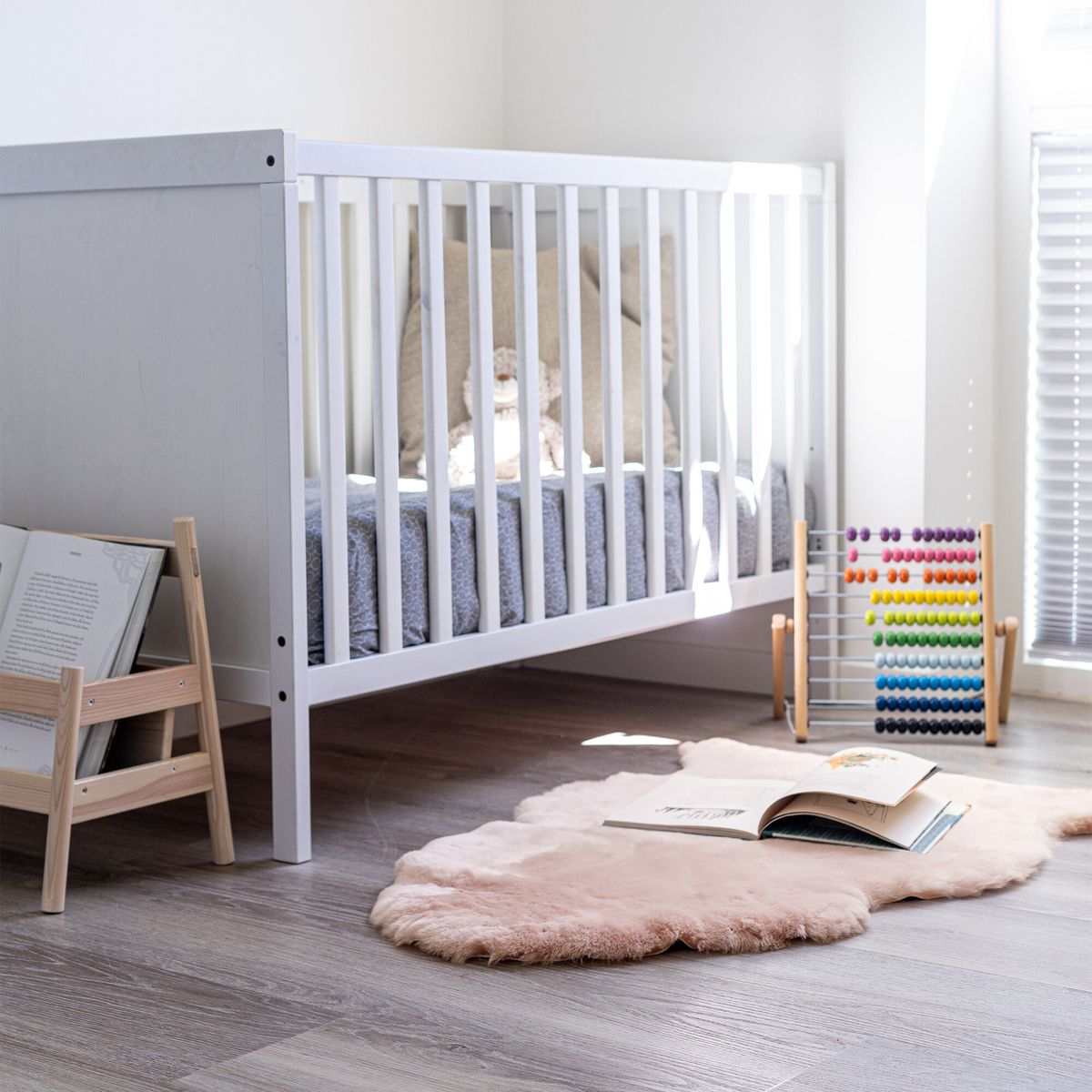 Baby Lammfell | Kurzhaar | Neuseeland 80 cm Hellrosa