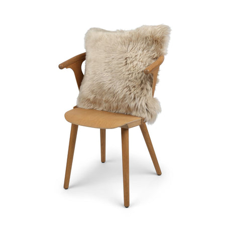 Fellkissen | Langhaar | Neuseeland | 50x50 cm Warm Sand