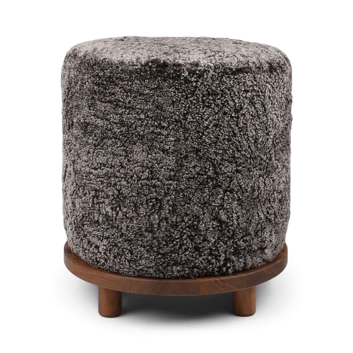 Simon Pouf | Kurzhaar | Neuseeland | D46x52 cm Cappuccino