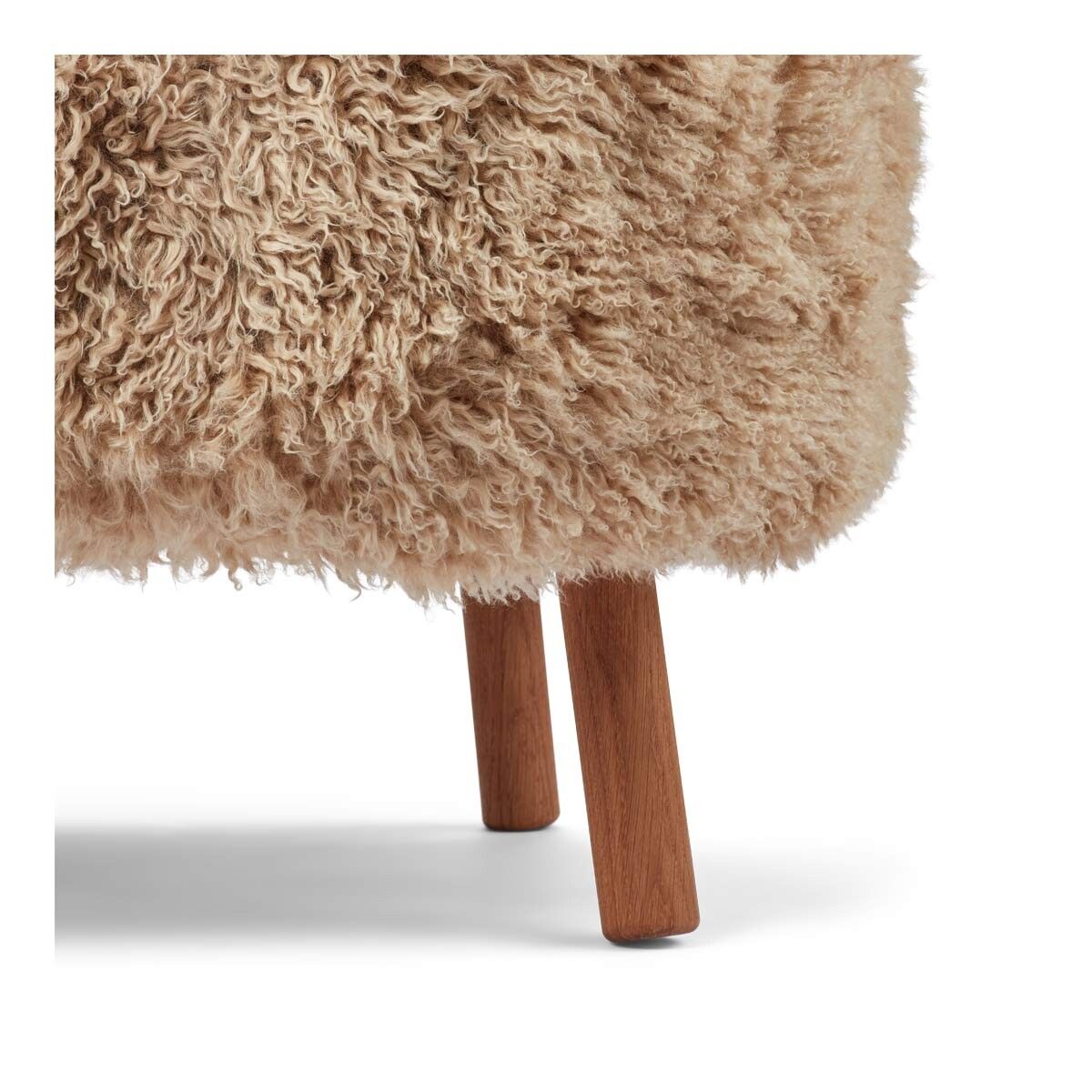Emil Loungesessel | Premium Lammfell | Langhaar Honig
