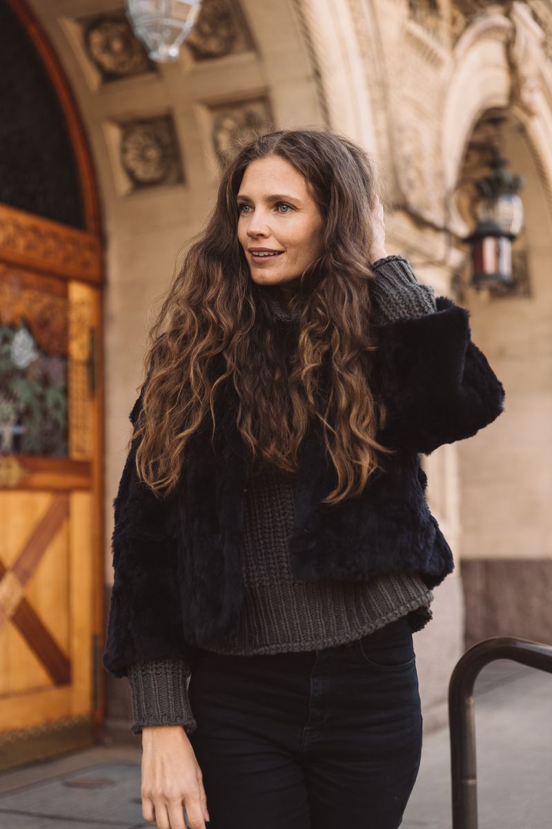 Jody Jacke | Kaninchen Mitternachtsblau