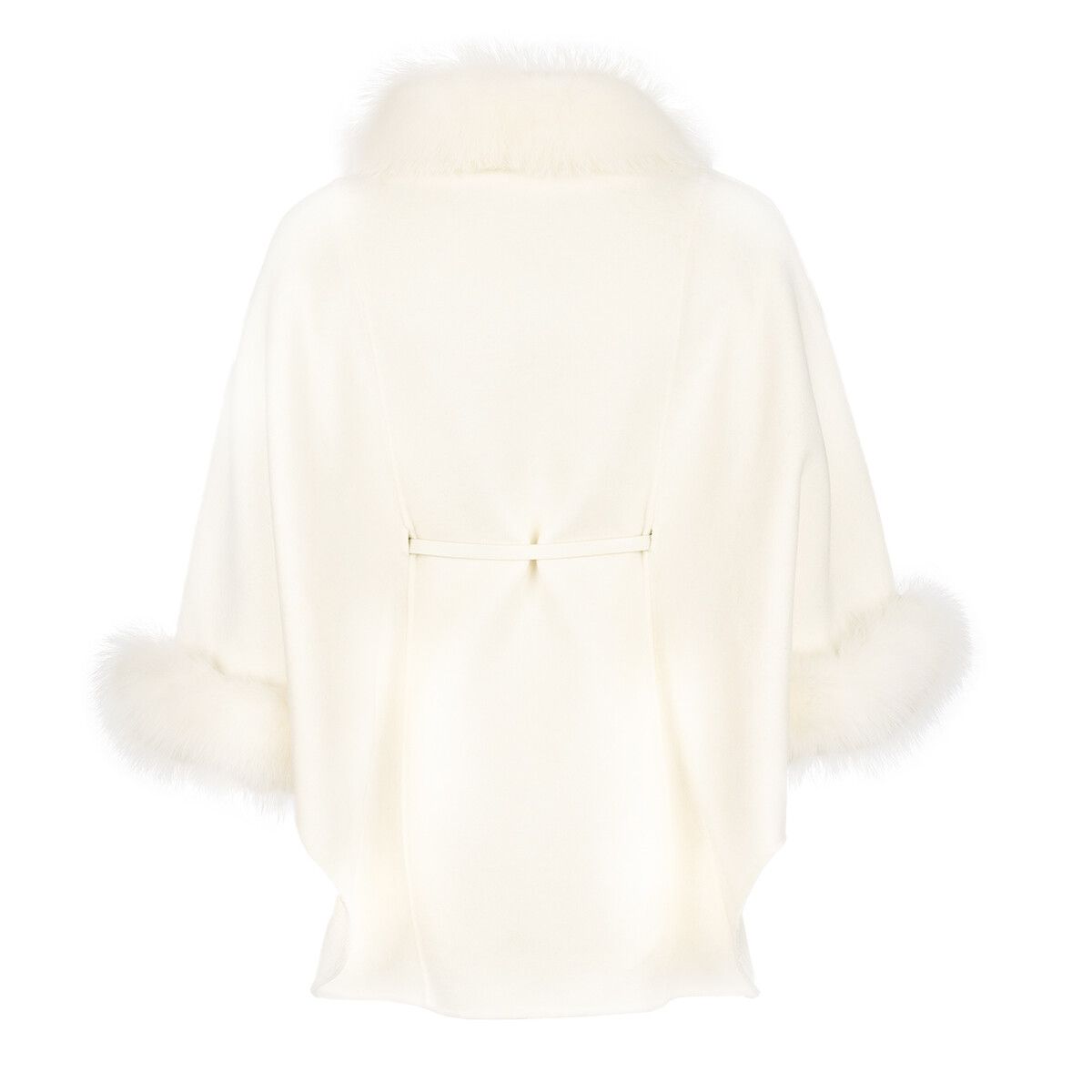 Lorraine Poncho | Wolle, Fuchs Weiß