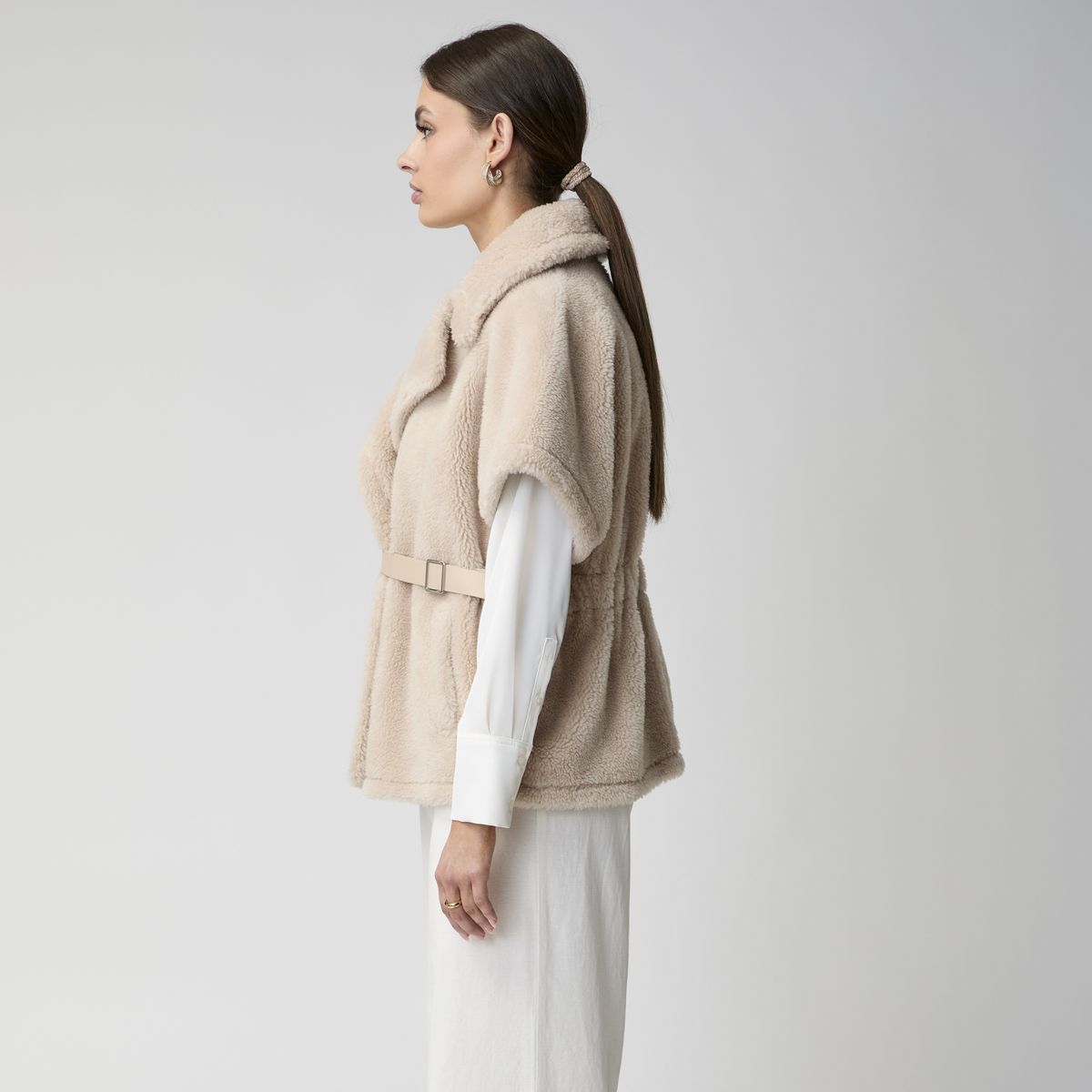 Elvira Poncho | Lammwolle Ponchos | Sheepskinhouse.ch