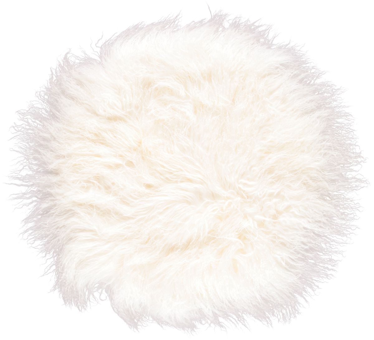 Lammfellkissen | Tibet | D38 cm | D45 cm | D62 cm Weiß