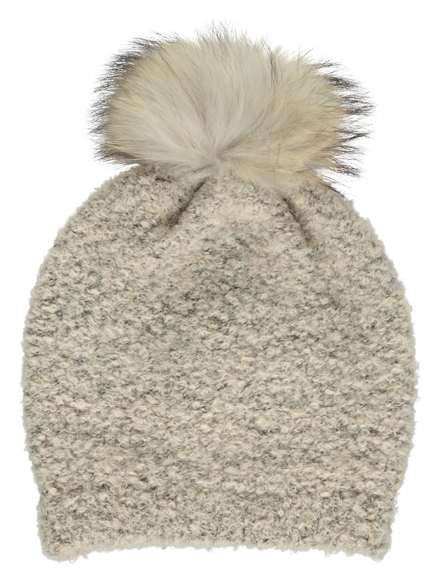 Kindermütze | Wolle, Waschbär Leinen/Leinen