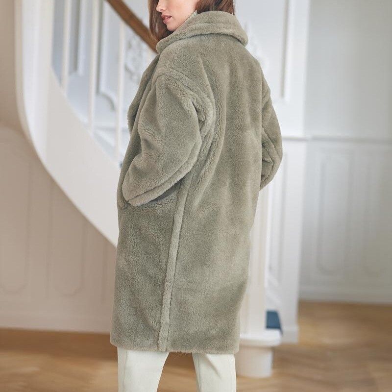 Donna Mantel | Lammwolle Jacken | Sheepskinhouse.ch