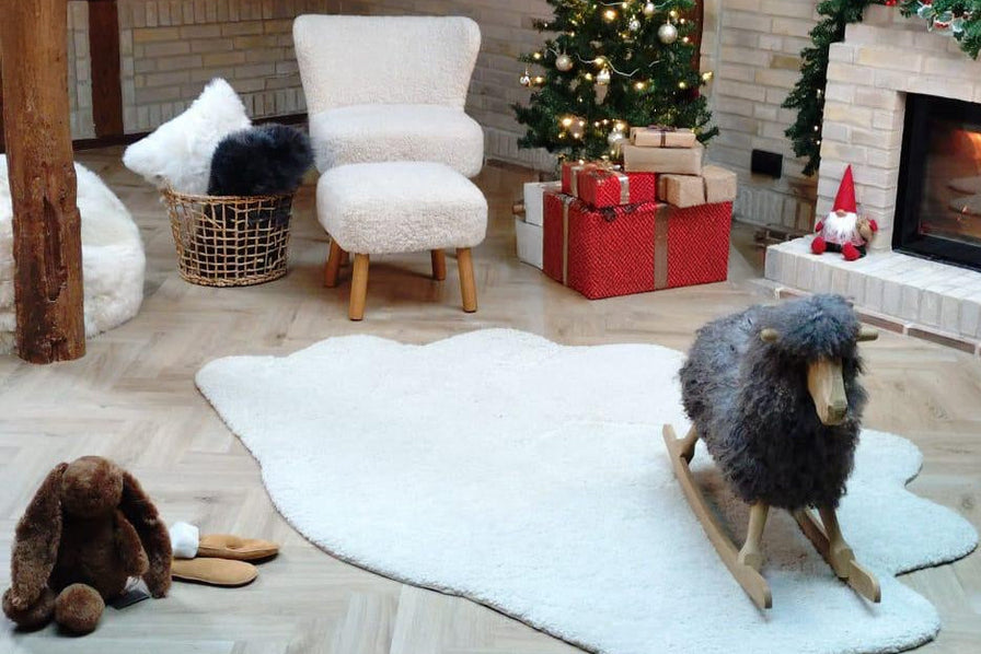 Weihnachtliches Wohnzimmer