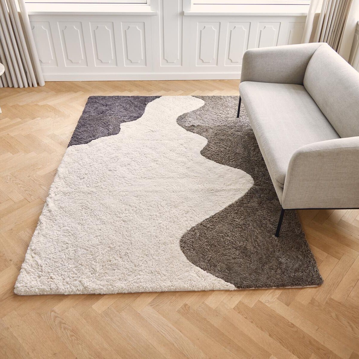 Lammfell Designerteppich | Kurzhaar | Neuseeland Teppiche | Sheepskinhouse.ch