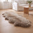 Merino Doppeltes Lammfell | Langhaar | Neuseeland | 170x60 cm Taupe
