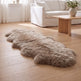 Merino Doppeltes Lammfell | Langhaar | Neuseeland | 170x60 cm Taupe