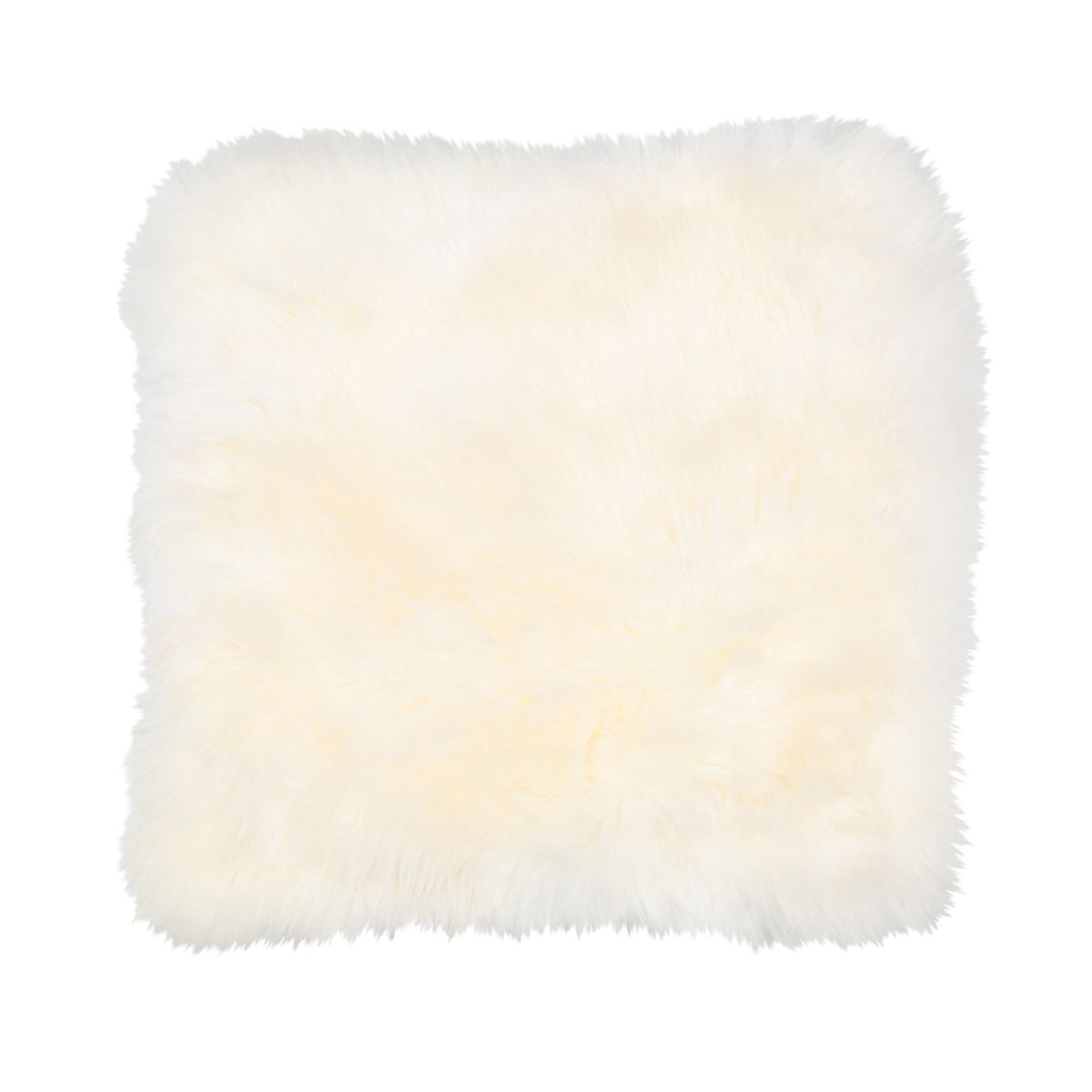 Fellkissenbezug | Langhaar | Neuseeland | 40x40 cm Weiß