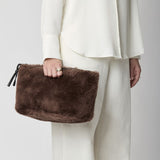 Maxi Havanna Clutch | Neuseeland | Lammwolle Beige