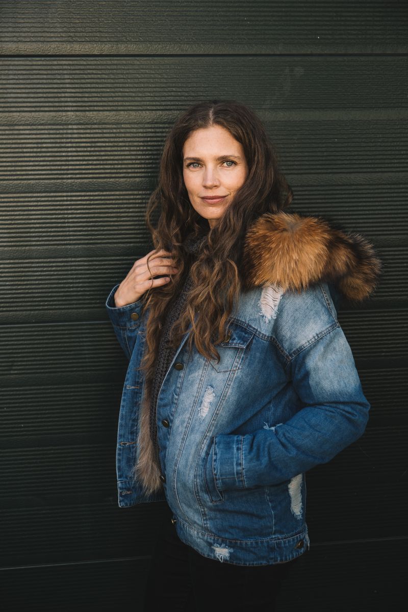 Riley Jacke | Denim, Waschbär