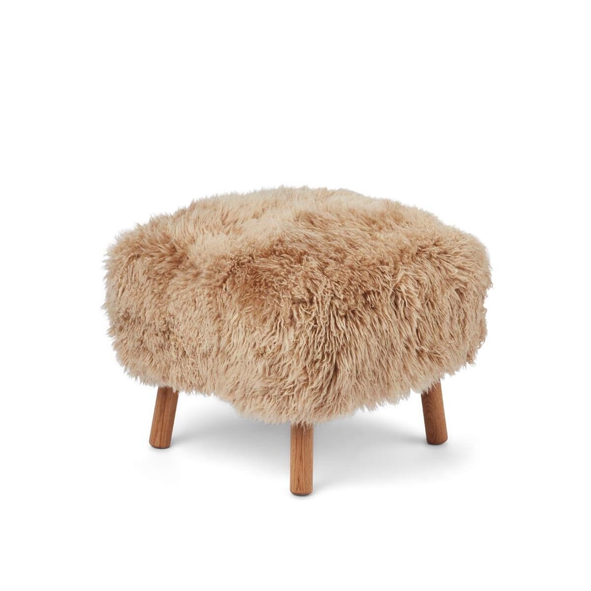Lammfell Hocker Emily | Langhaar | Neuseeland