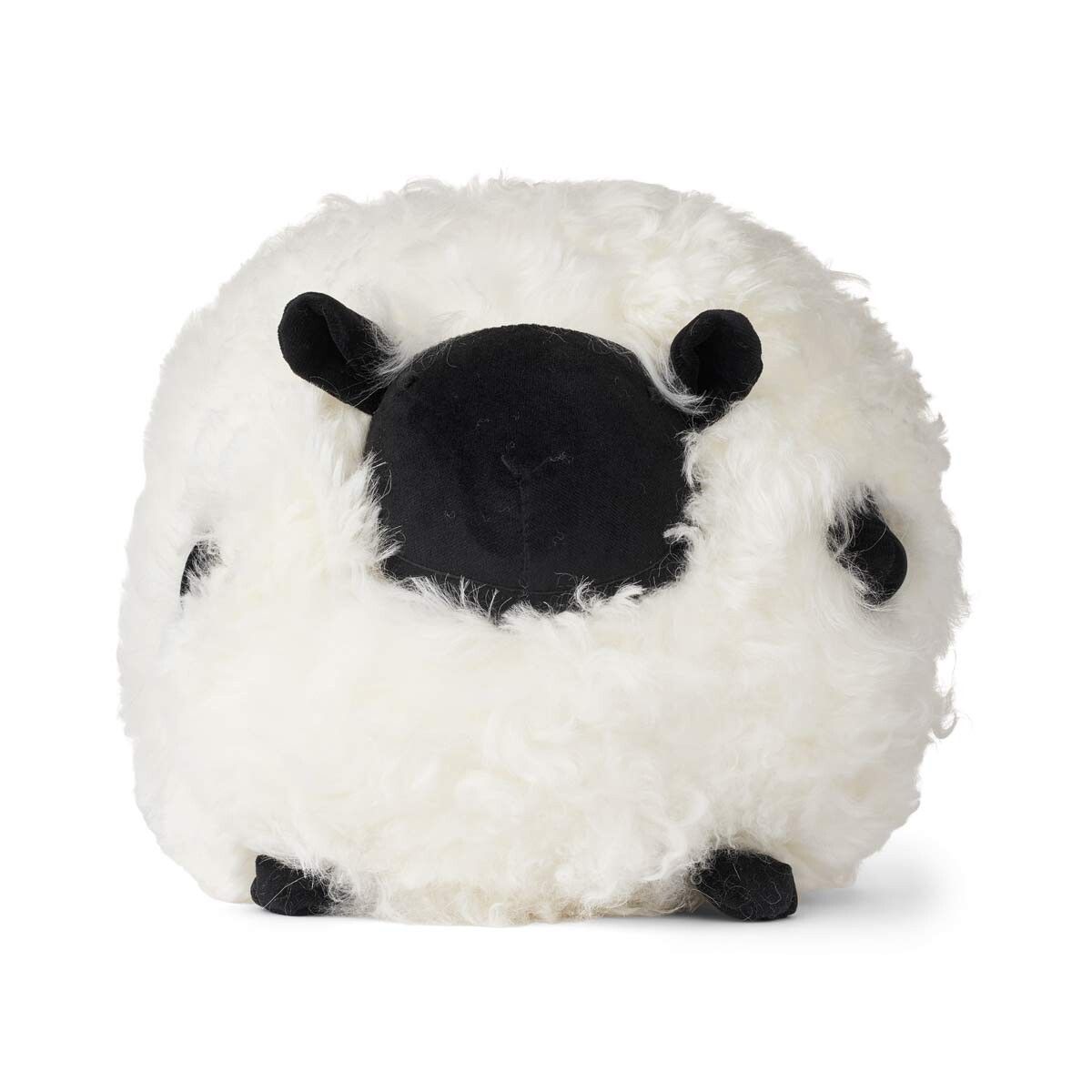 Cute Sheep | Kurzhaar | Neuseeland | Rundes Fellkissen | D28 cm