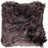 Lammfellkissen Premium | Langhaar | Neuseeland | 35x35 cm Walnuss