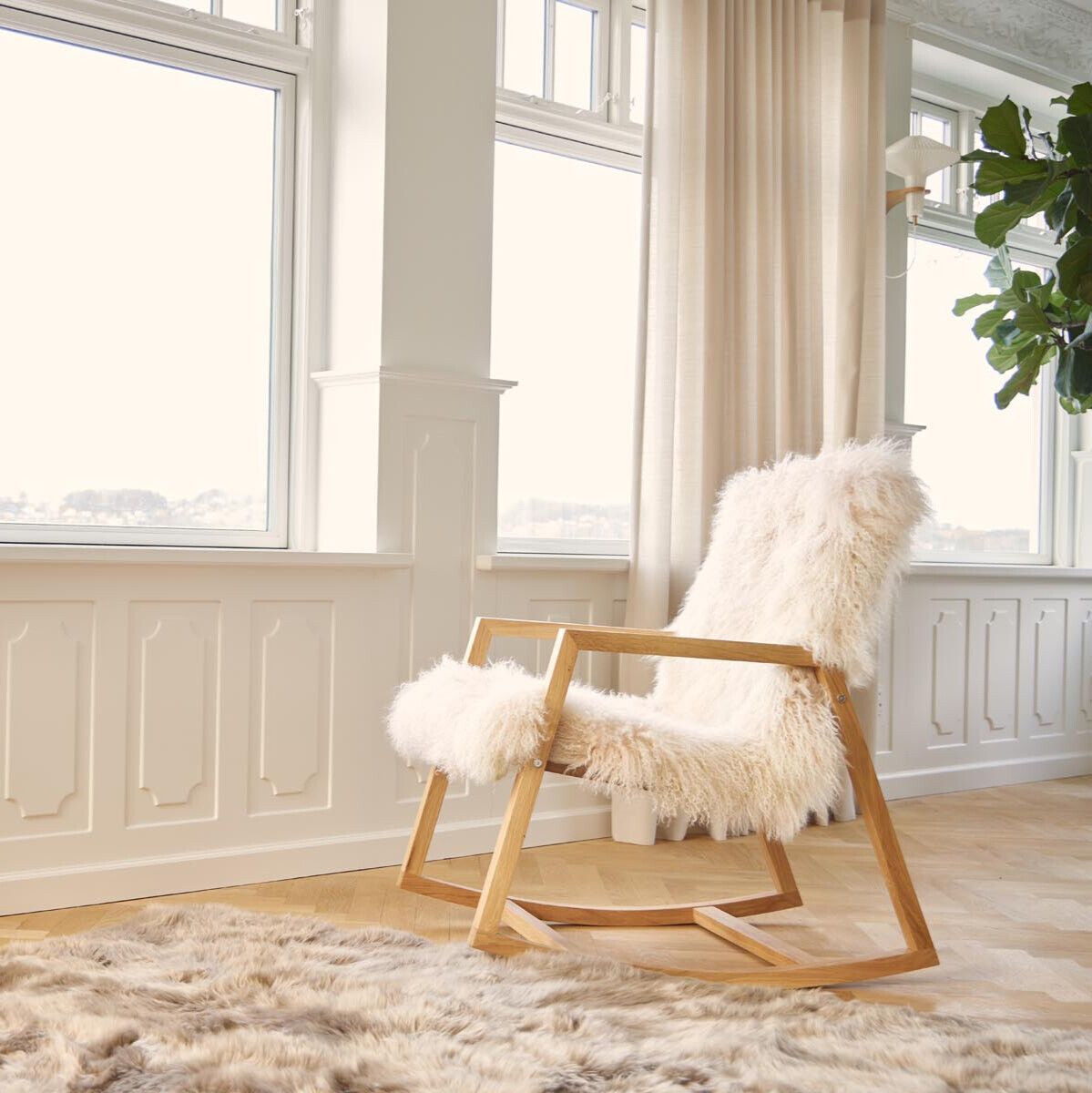 Sitzkissen für Schaukelstuhl | Tibet Stühle | Sheepskinhouse.ch