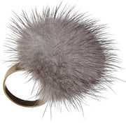 Pompon Ring | Nerz Modeaccessoire | Sheepskinhouse.ch