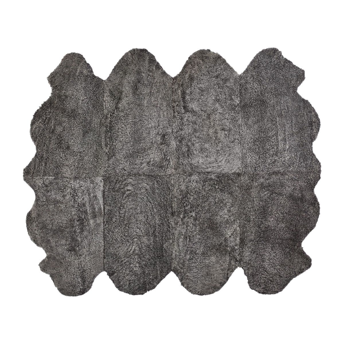 Lammfell Teppich Premium | Kurzhaar | Neuseeland | 180x214 cm Grafit