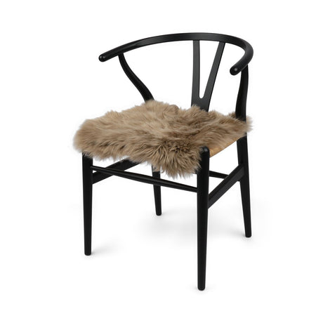 Stuhlauflage | Langhaar | Neuseeland | 40x40 cm Sitzkissen | Sheepskinhouse.ch