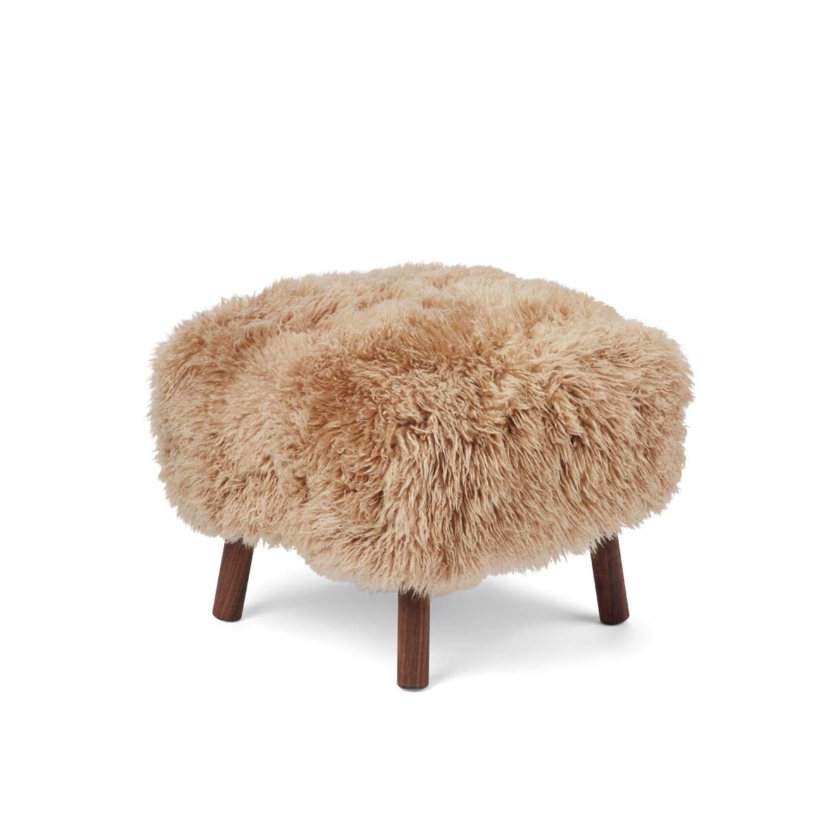 Lammfell Hocker Emil | Premium | Langhaar