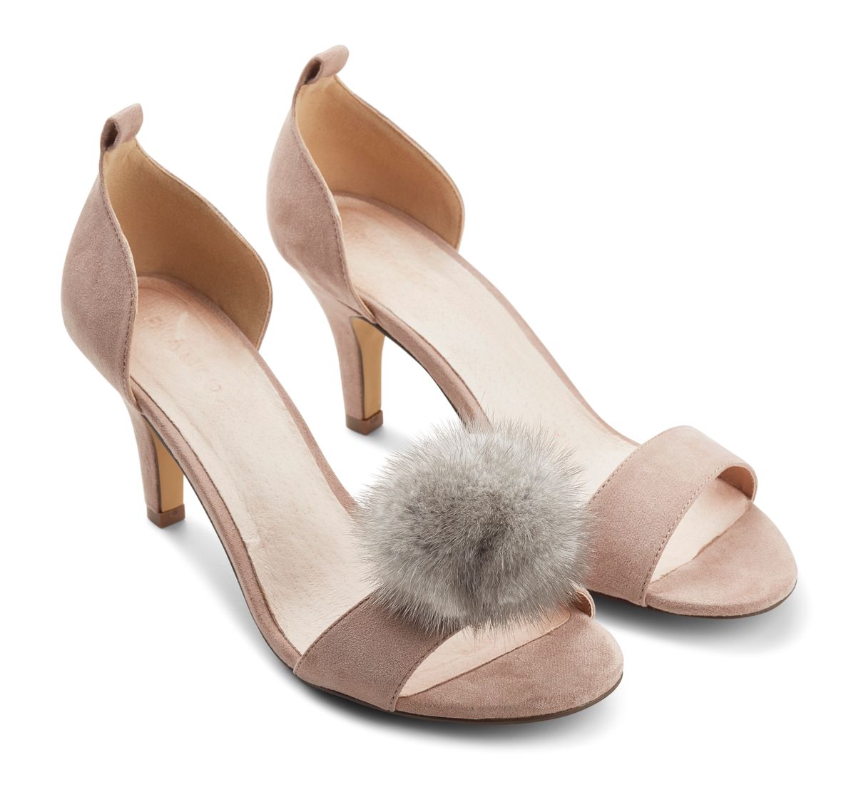 Pompon Schuhclip | Nerz Fellschuhe | Sheepskinhouse.ch