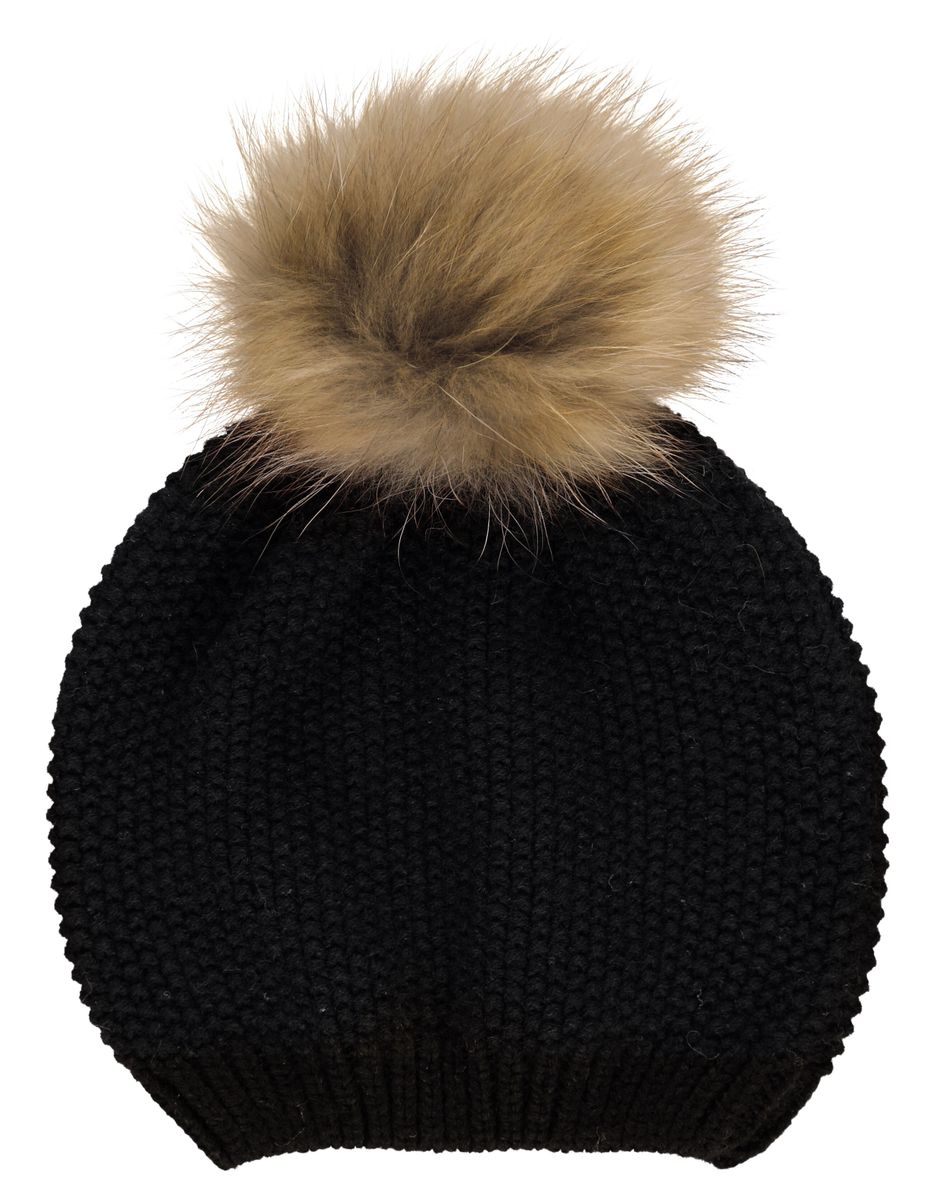 Stella Mütze | Wolle, Waschbär Modeaccessoire | Sheepskinhouse.ch