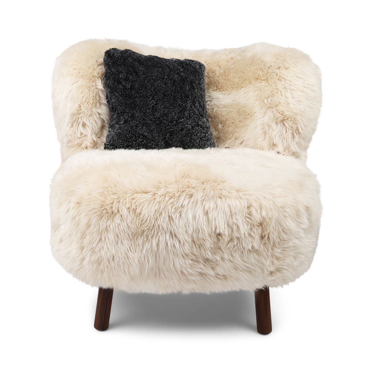 Ethan Loungestuhl | Langhaar | Neuseeland Stühle | Sheepskinhouse.ch