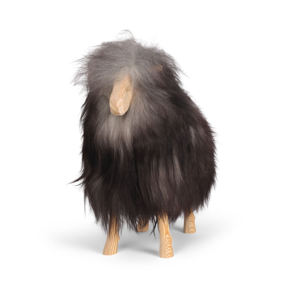 Signature Holzschaf | Klein Schaukelschaf | Sheepskinhouse.ch