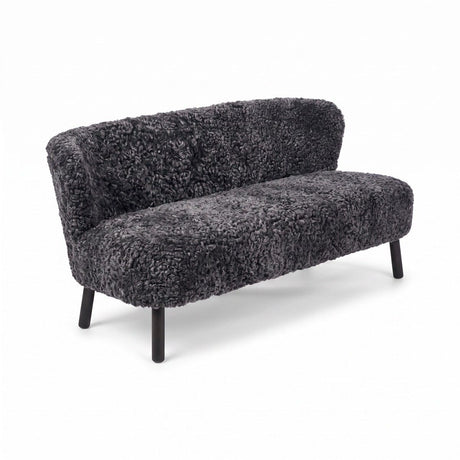 Emanuel Sofa | Zweisitzer | Design Möbel Anthrazit