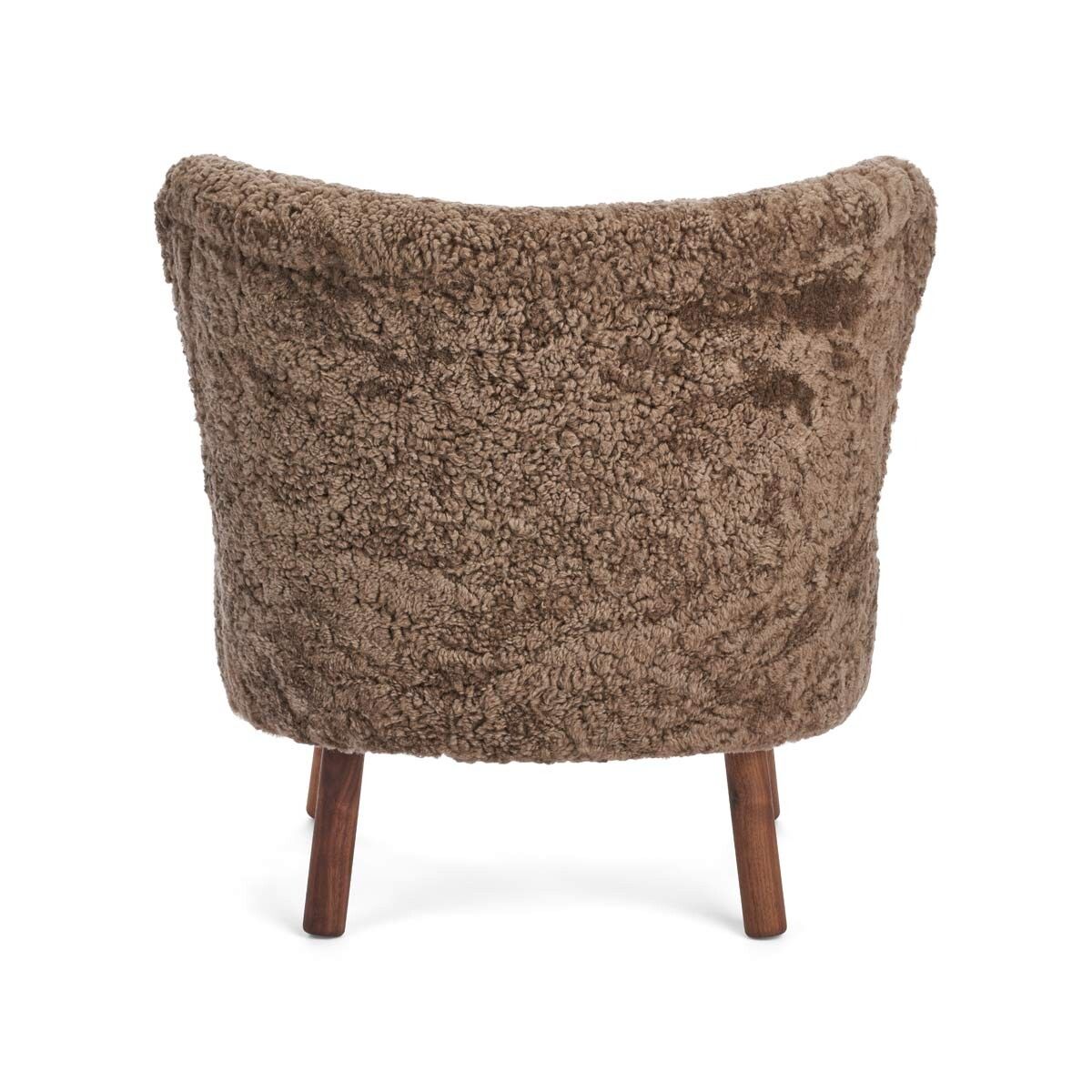 Emil Loungesessel | Lammfell Premium Taupe