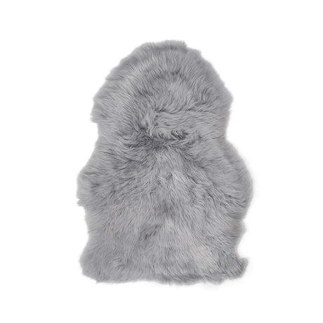 Merino Lammfell | Langhaar | Neuseeland | Mini | 65x45 cm Grau
